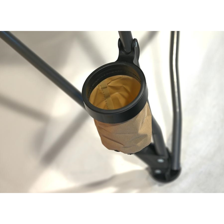 Cadeira dobrável de campismo castanho