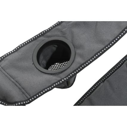 Cadeira dobrável de campismo cinzento