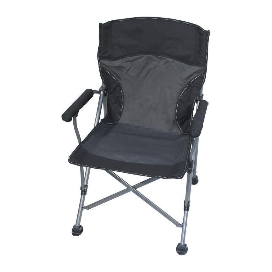 Cadeira dobrável de campismo preto