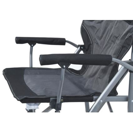 Cadeira dobrável de campismo preto