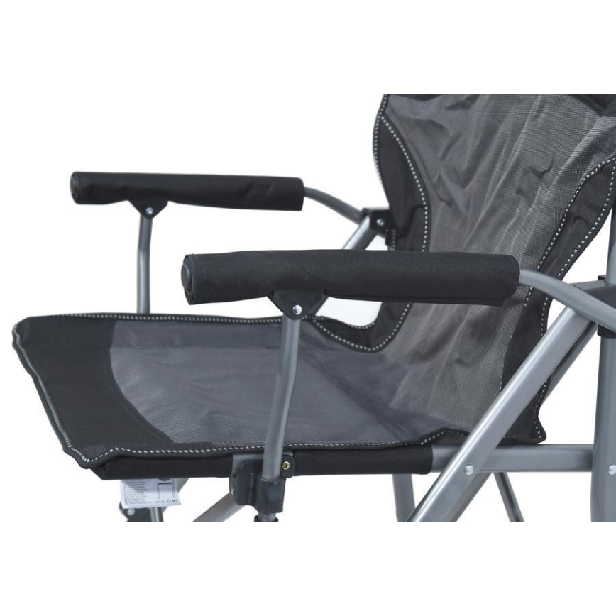 Cadeira dobrável de campismo preto