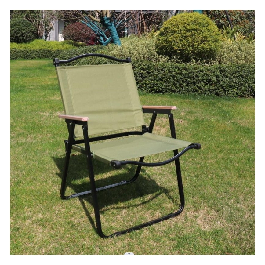 Cadeira dobrável de campismo verde