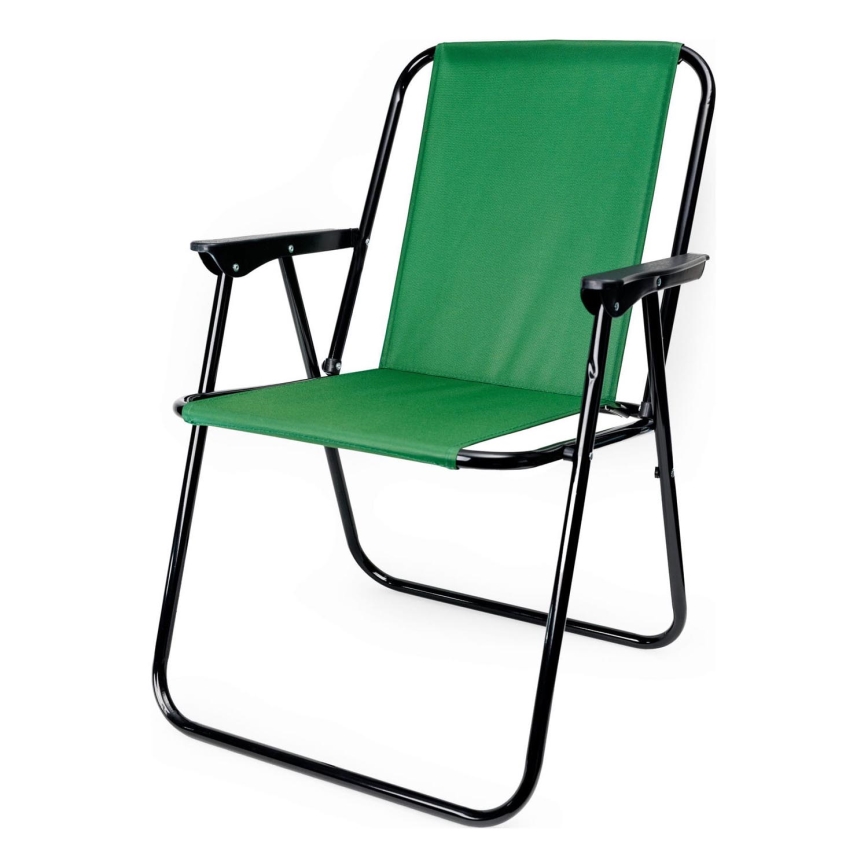 Cadeira dobrável de campismo verde