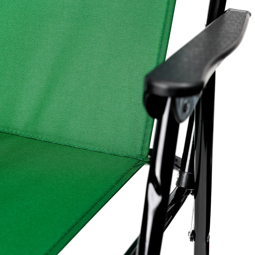 Cadeira dobrável de campismo verde
