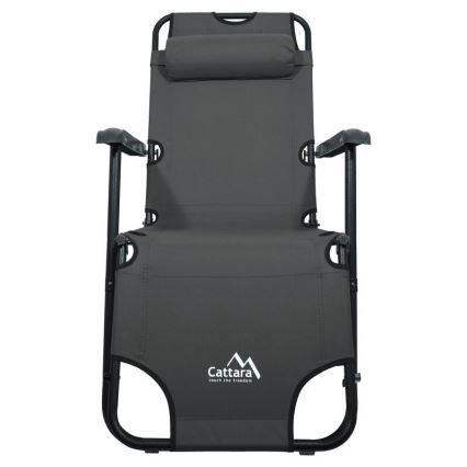 Cadeira dobrável e ajustável antracite