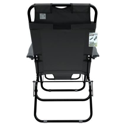 Cadeira dobrável e ajustável antracite