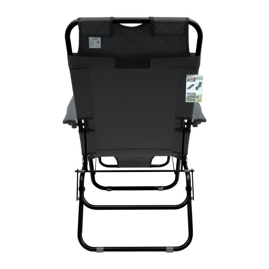 Cadeira dobrável e ajustável antracite