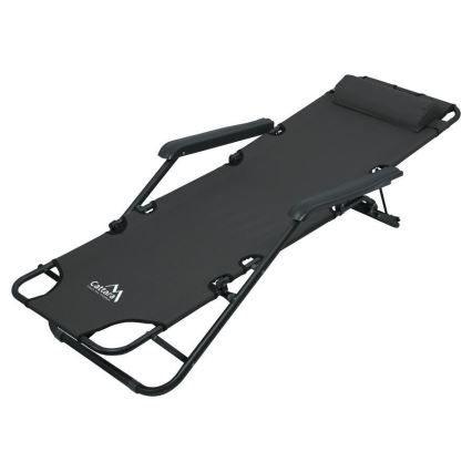 Cadeira dobrável e ajustável antracite