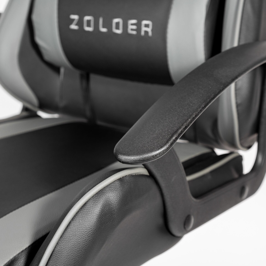 Cadeira de jogo FIORANO preta/cinza