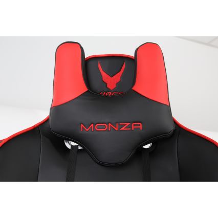 Cadeira gamer VARR Monza preta/vermelha