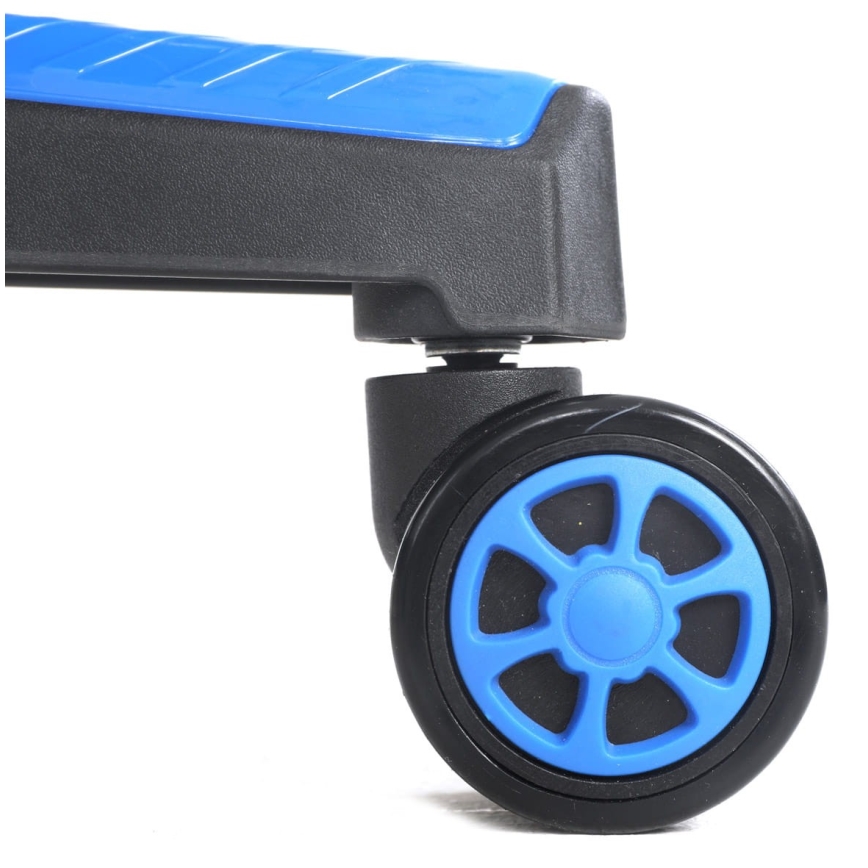 Cadeira gamer VARR Nascar preta/azul