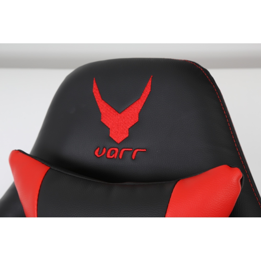 Cadeira gamer VARR Silverstone preta/vermelha