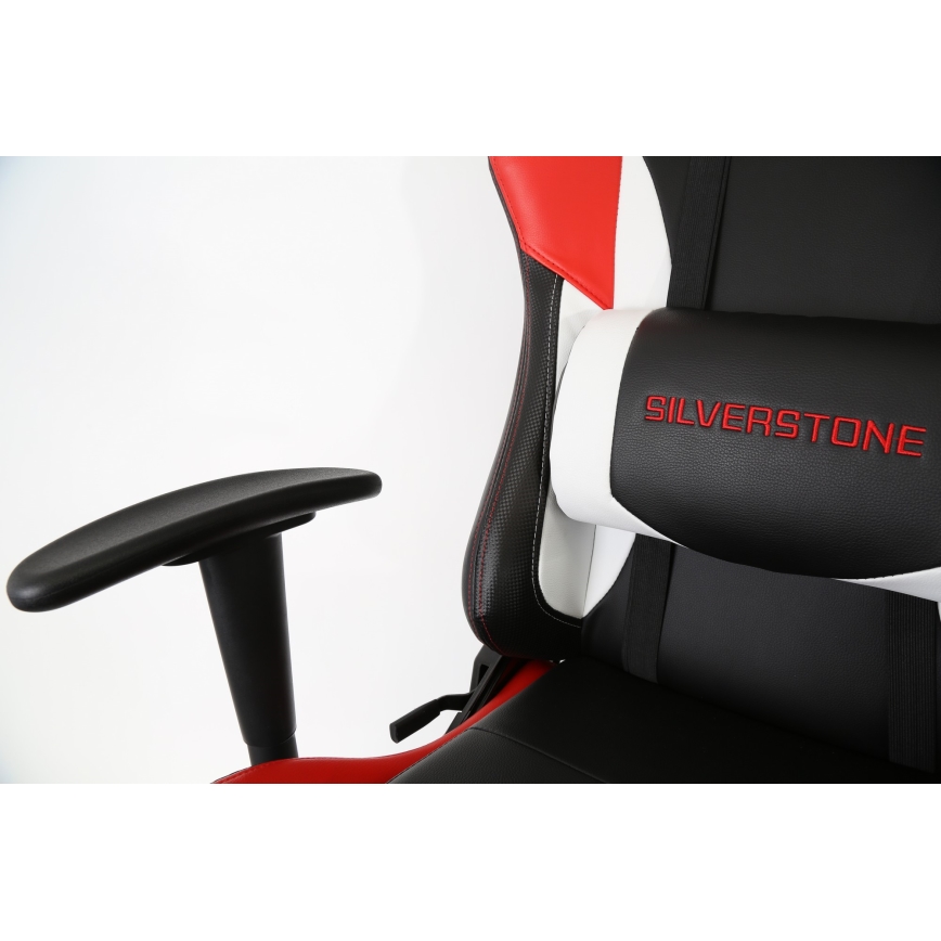 Cadeira gamer VARR Silverstone preta/vermelha