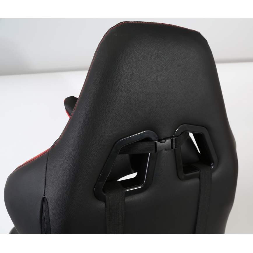 Cadeira gamer VARR Silverstone preta/vermelha