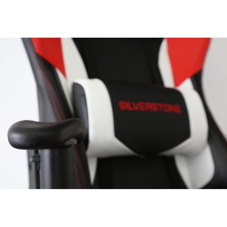 Cadeira gamer VARR Silverstone preta/vermelha