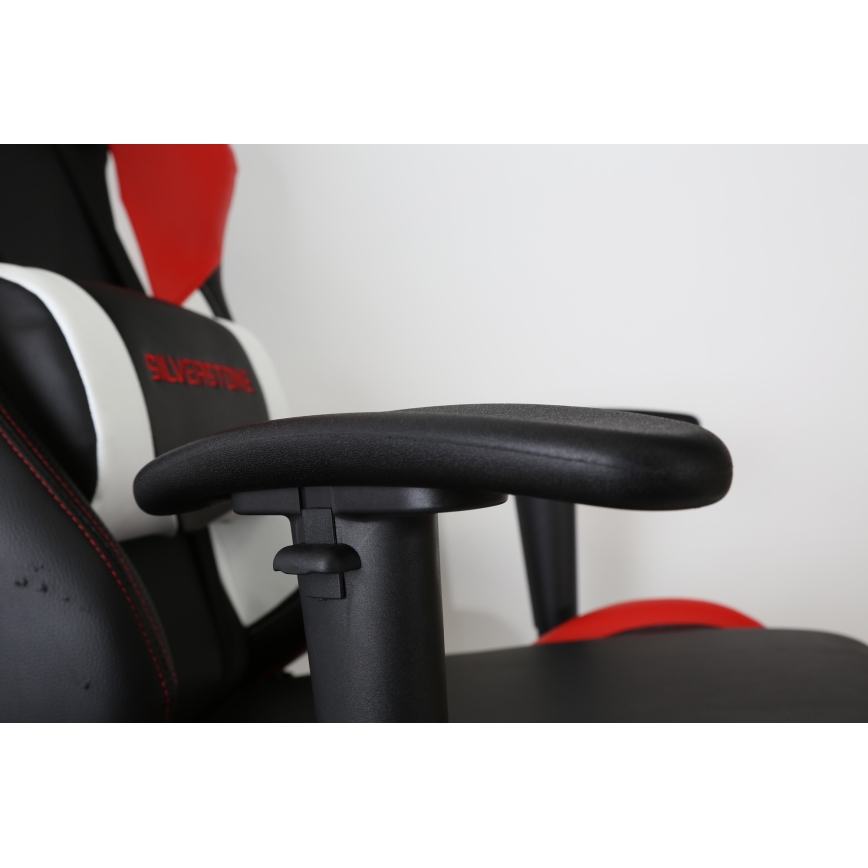 Cadeira gamer VARR Silverstone preta/vermelha