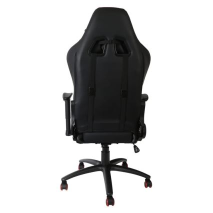 Cadeira gamer VARR Silverstone preta/vermelha