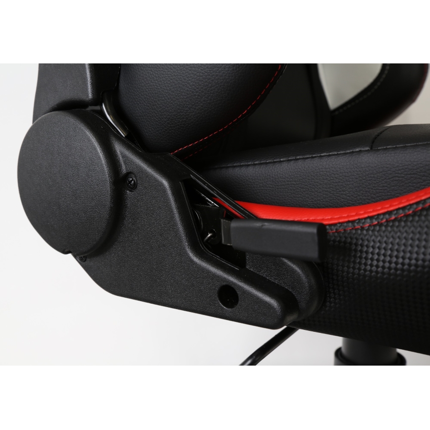 Cadeira gamer VARR Silverstone preta/vermelha