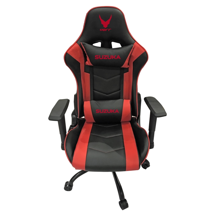 Cadeira gamer VARR Suzuka preta/vermelha