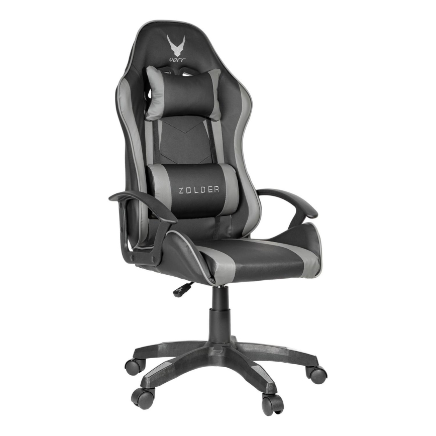Cadeira Gaming VARR Zolder preto/cinzento
