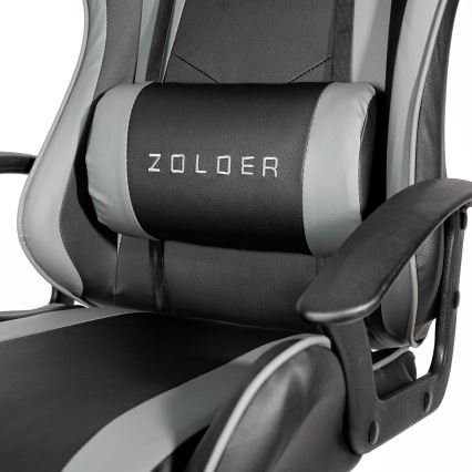 Cadeira Gaming VARR Zolder preto/cinzento