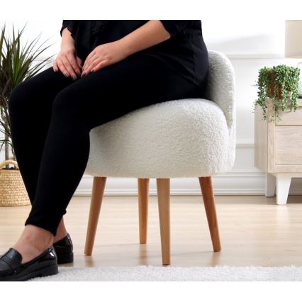 Cadeira infantil MIKI Ø 46 cm branca