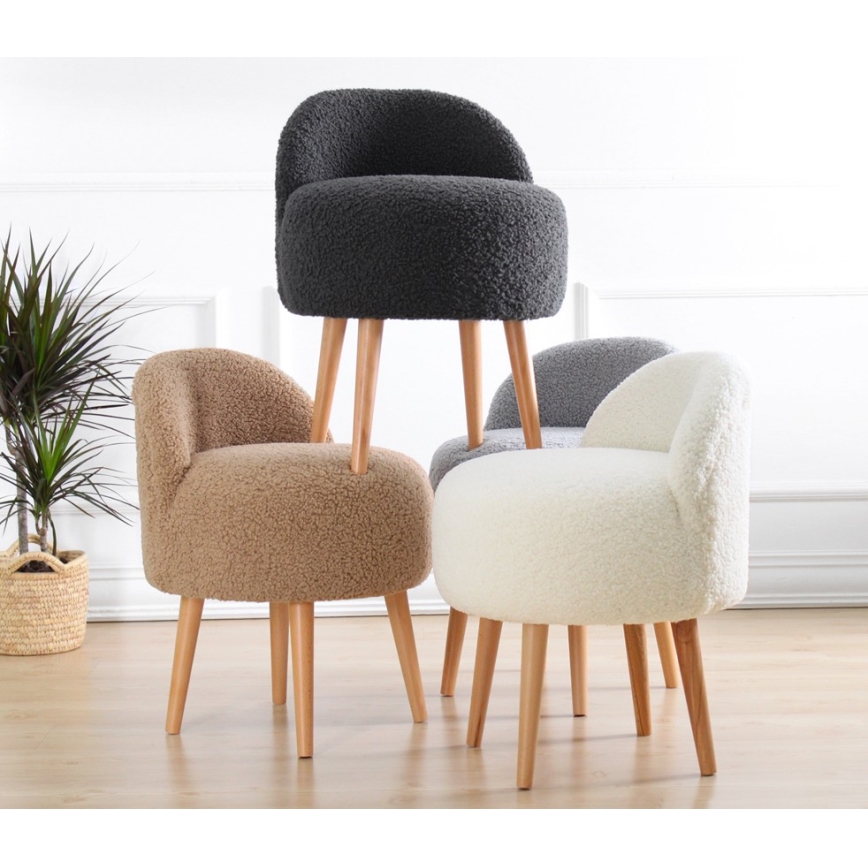 Cadeira infantil MIKI Ø 46 cm branca