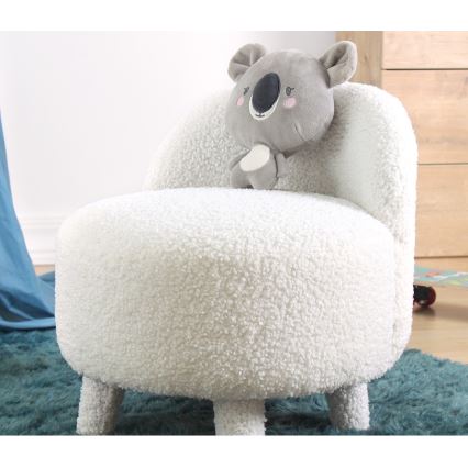 Cadeira infantil PIXI, diâmetro 46 cm, branca