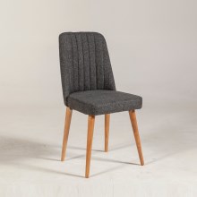 Cadeira VINA 85x46 cm antracite/bege