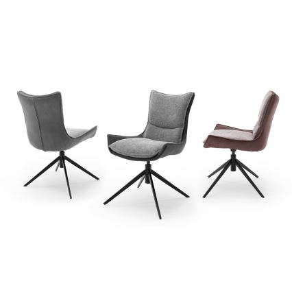 Cadeira ZAIRA, 1 unidade, castanha/vermelha