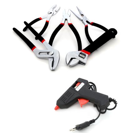 Caixa de alumínio com ferramentas 186 pcs