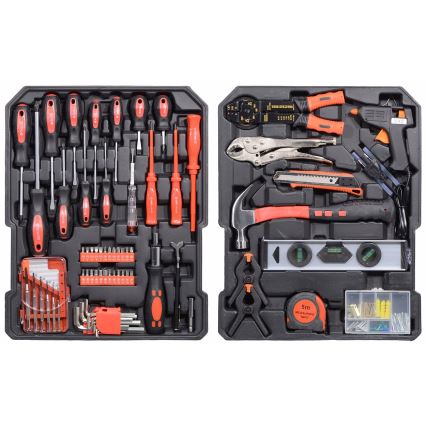 Caixa de alumínio com ferramentas 186 pcs