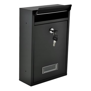 Caixa de correio 21,7x32 cm preta