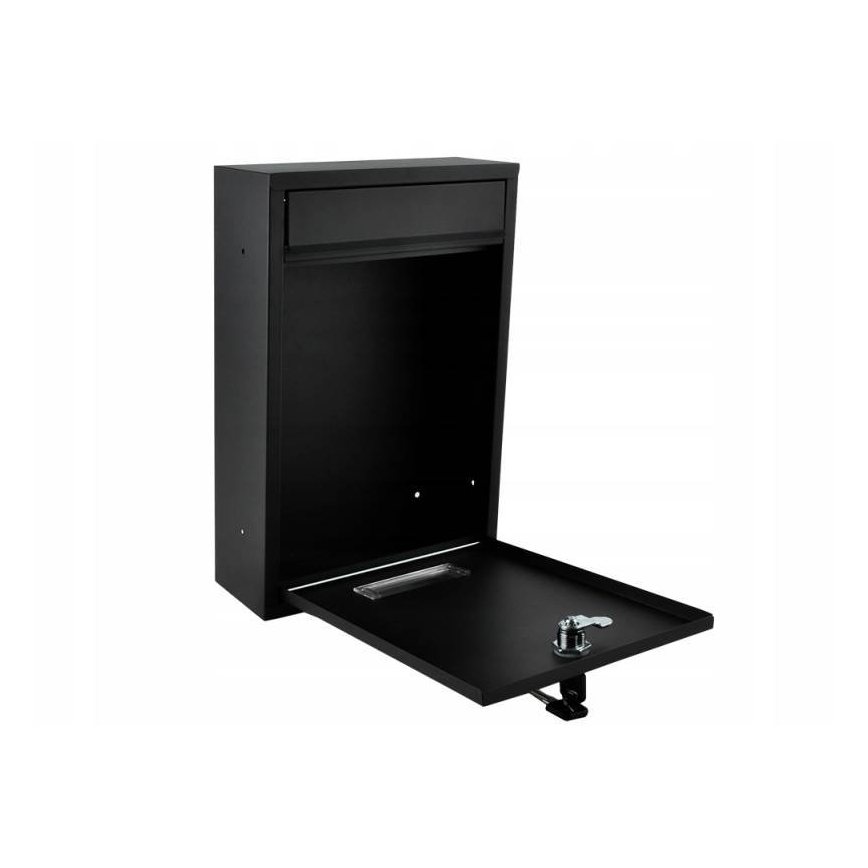 Caixa de correio 21,7x32 cm preta