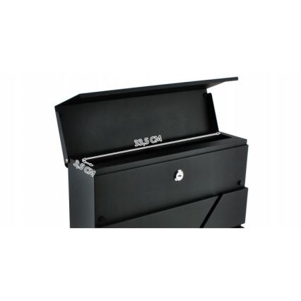 Caixa de correio 36,7x37 cm antracite