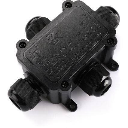 Caixa de derivação à prova de água 24A/230V IP68