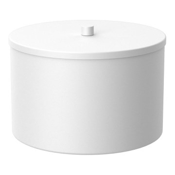 Caixa de metal para armazenamento 12x17,5 cm branco