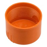 Caixa de montagem para instalação embutida KP60, laranja