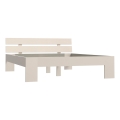 Cama de casal PIROA 160x200 cm bege