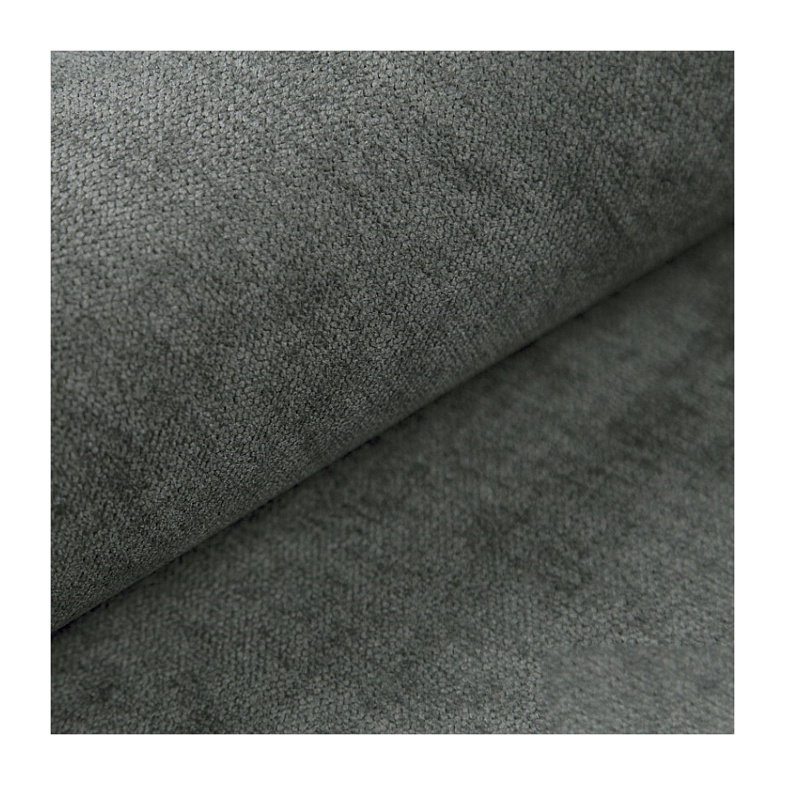 Cama estofada ISABEL 160x200 com colchão de molas e arrumação integrada, cinzenta