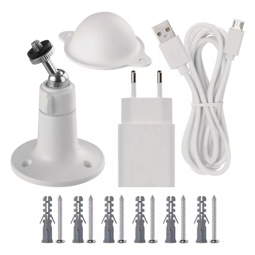 Câmara exterior inteligente com sensor de movimento GoSmart 5V 9600mAh IP65 Wi-Fi Tuya