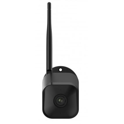 Câmara exterior inteligente com sensor Full HD 1080p 12V IP65 Wi-Fi Tuya preta