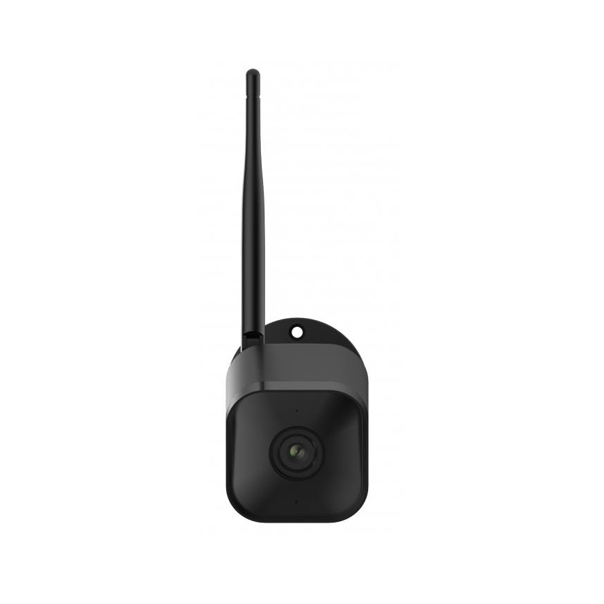Câmara exterior inteligente com sensor Full HD 1080p 12V IP65 Wi-Fi Tuya preta