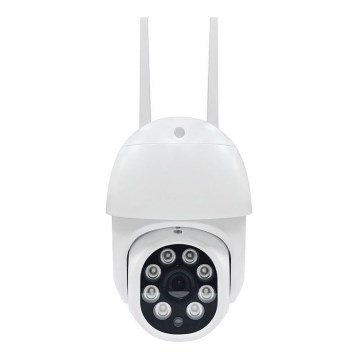 Câmara inteligente para exterior com sensor 2K (3 MP), IP65, Wi‑Fi e compatível com Tuya