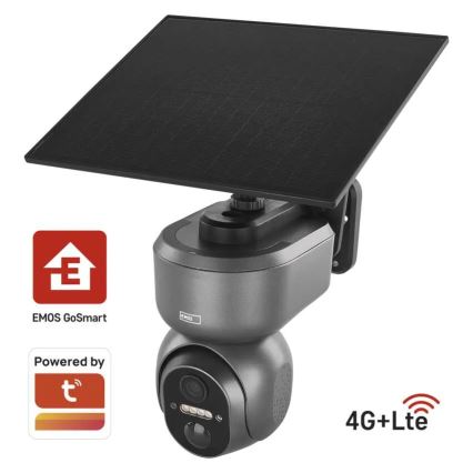 Câmara inteligente solar com sensor GoSmart 4G/LTE 10400mAh 5V IP65 Tuya
