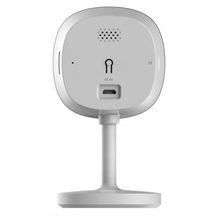 Câmara interior inteligente com sensor Full HD 1080p, 5V, Wi-Fi, compatível com Tuya, branca