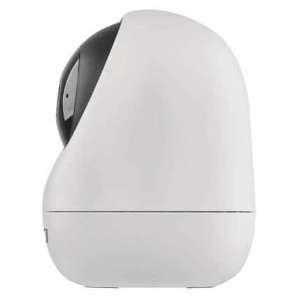 Câmara interna inteligente rotativa com sensor de movimento GoSmart 5V Wi-Fi Tuya branca