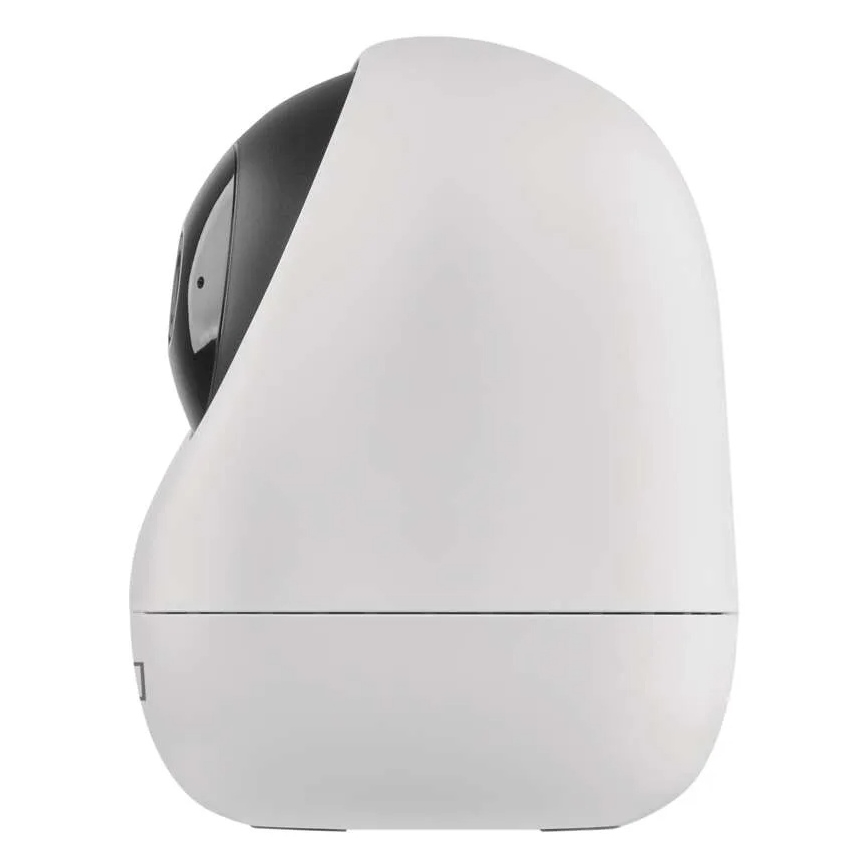 Câmara interna inteligente rotativa com sensor de movimento GoSmart 5V Wi-Fi Tuya branca