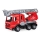 Camião de bombeiros Mercedes com escada WORXX 47 cm vermelho/cinza