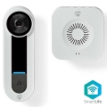 Campainha de vídeo sem fios com sensor Full HD 1536p 3xAA Wi-Fi IP65